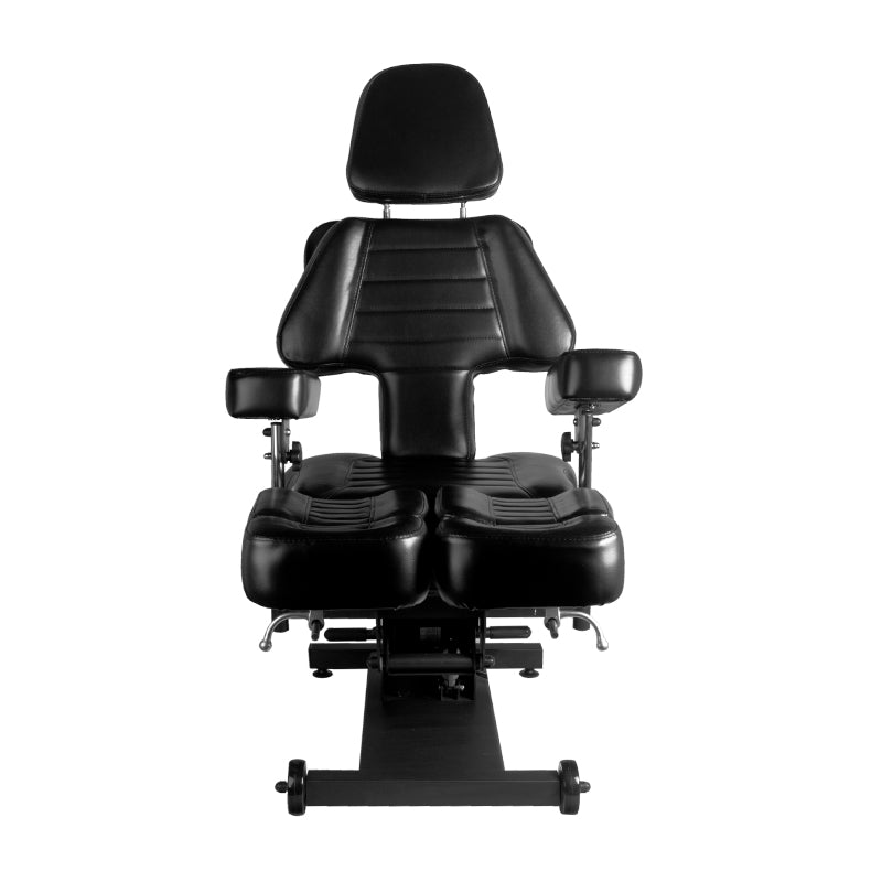 Elektrisk tatueringsstol Pro Ink 606, 2 motorer, Svart - bild 8
