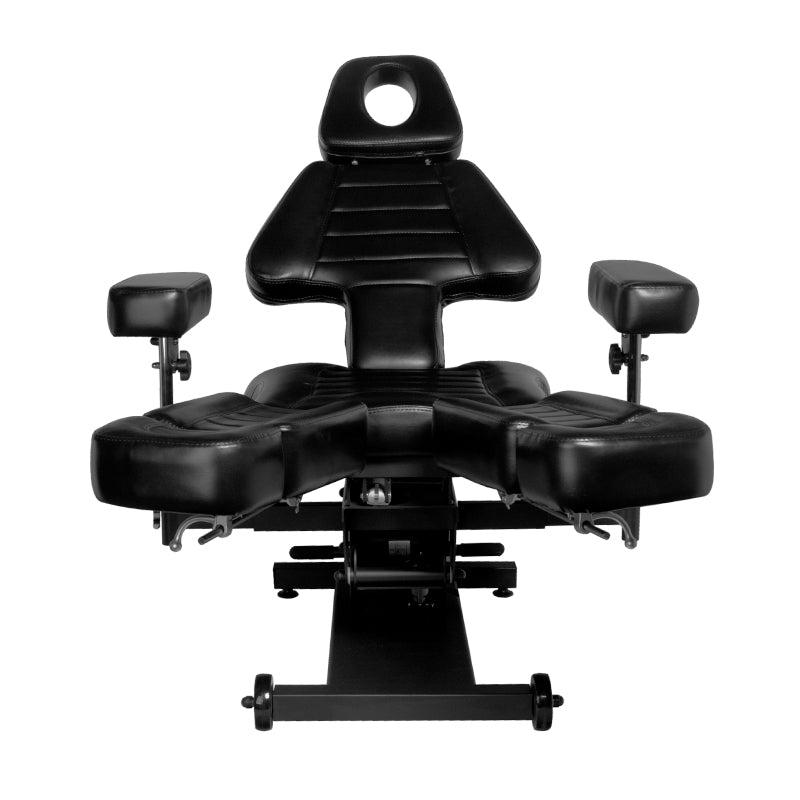 Elektrisk tatueringsstol Pro Ink 606, 2 motorer, Svart - bild 9