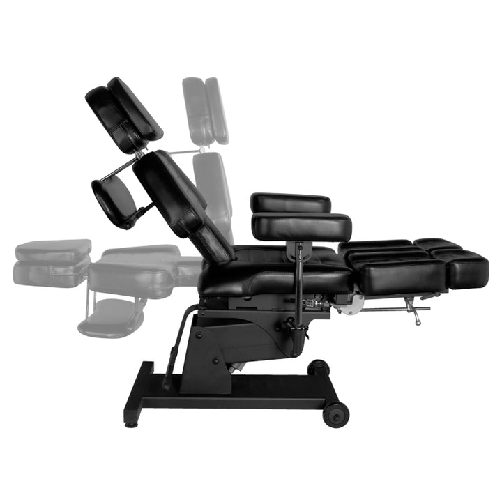 Elektrisk tatueringsstol Pro Ink 606, 2 motorer, Svart - bild 17