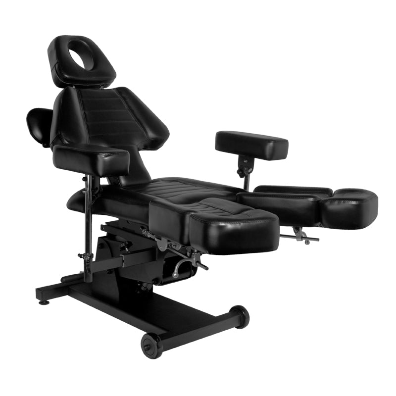 Elektrisk tatueringsstol Pro Ink 606, 2 motorer, Svart - bild 18