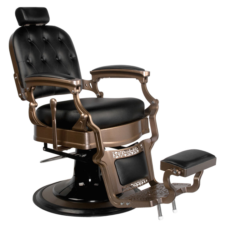 Barberstol Gabbiano Old Ernesto Svart