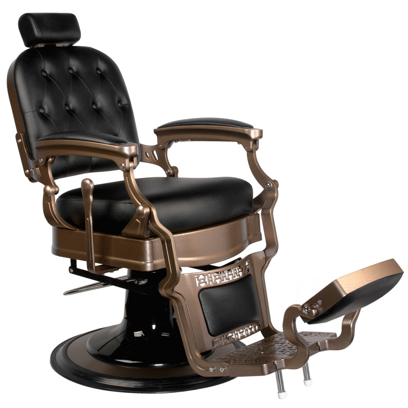 Barberstol Gabbiano Old Ernesto Svart - bild 4