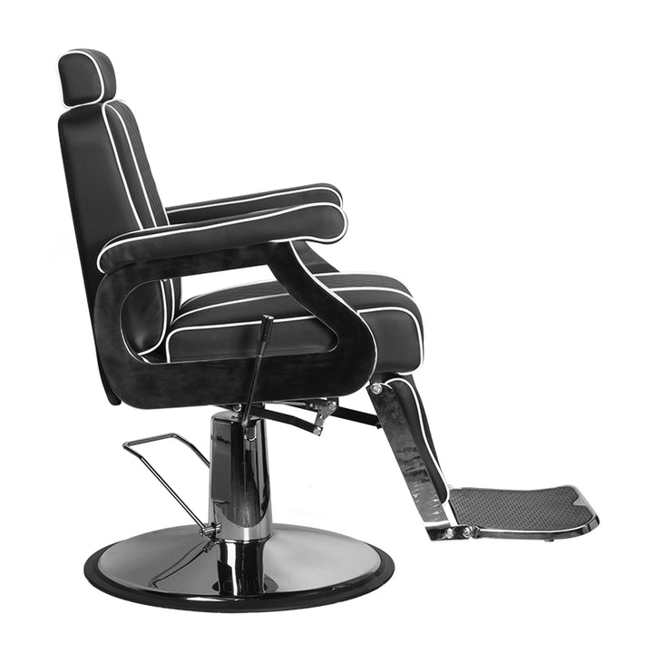 Barberstol Gabbiano Paulo Svart - bild 2