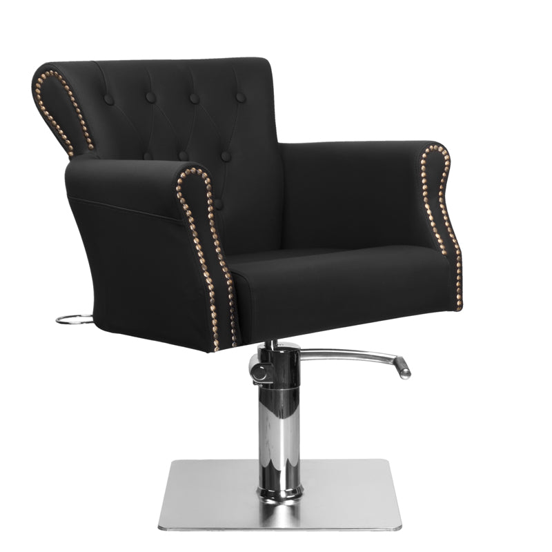 Frisörstol Hair System Ber 8541 - Svart
