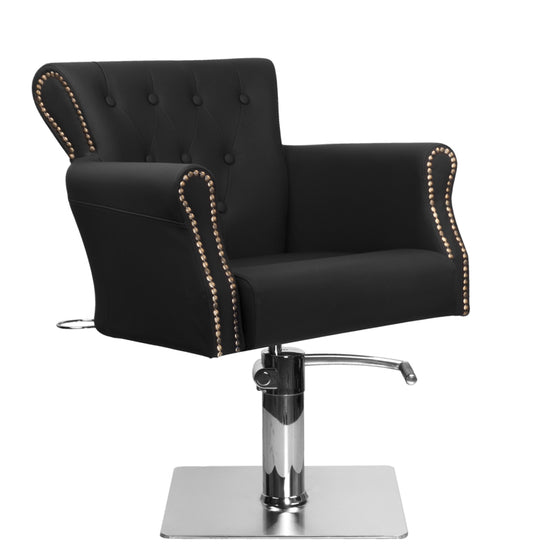 Frisörstol Hair System Ber 8541 - Svart