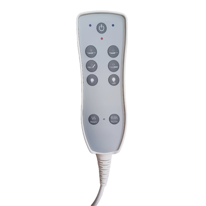 Massagebänk elektrisk Azzurro 815B Grå Uppvärmd - bild 6