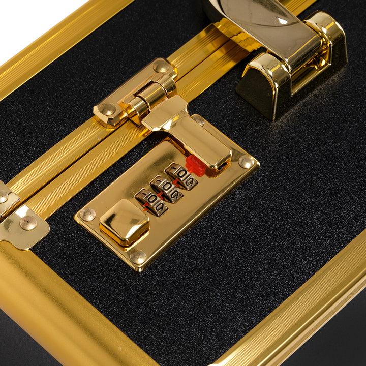 Kapperskoffer Barber Goud-Zwart - afbeelding 5