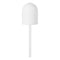 Exo Slipkappor 13mm Vit Medium för Nagelslip - 10 st