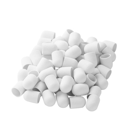 Exo Slipkappor 13mm Vit Medium för Nagelslip - 500 st