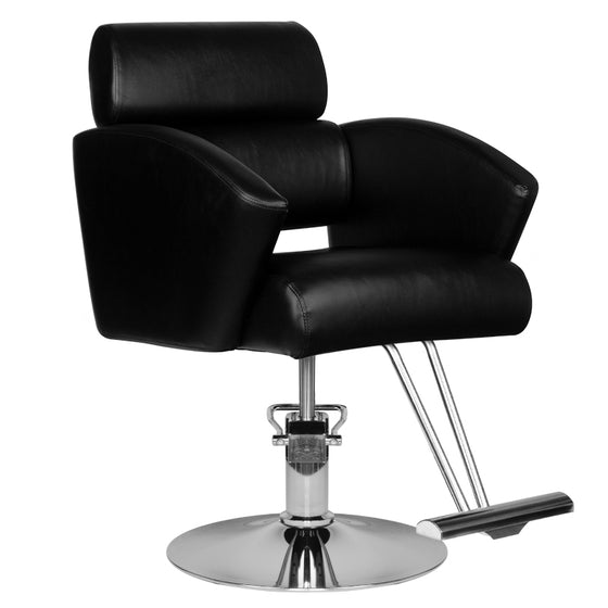 Frisörstol Hair System HS02 - Svart