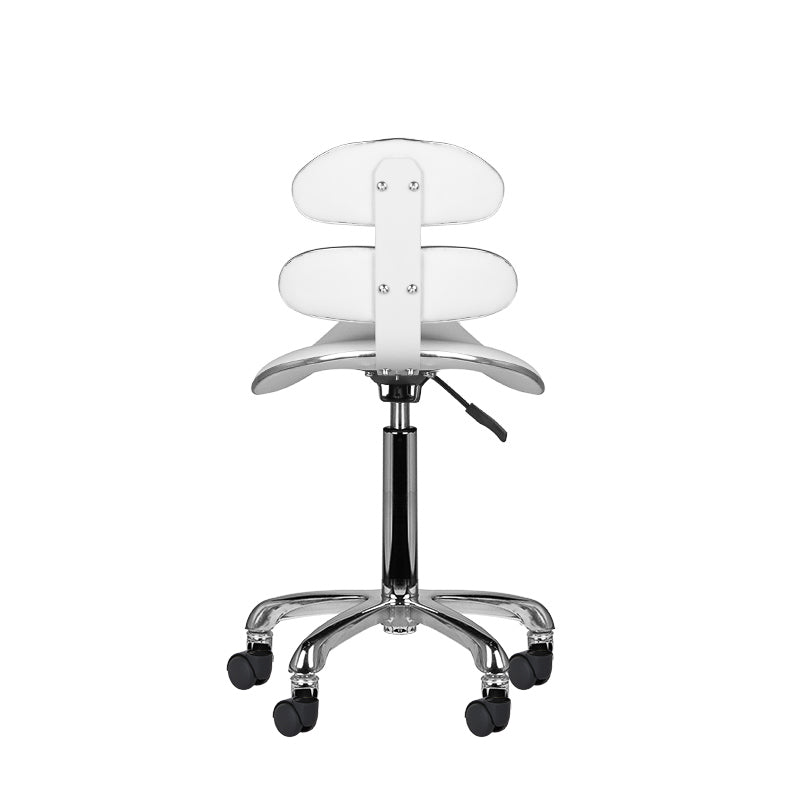 Sadelstol Taburett AM-880 Vit - Justerbar - bild 4