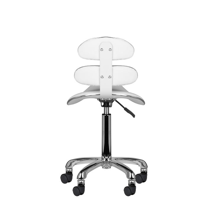 Sadelstol Taburett AM-880 Vit - Justerbar - bild 4