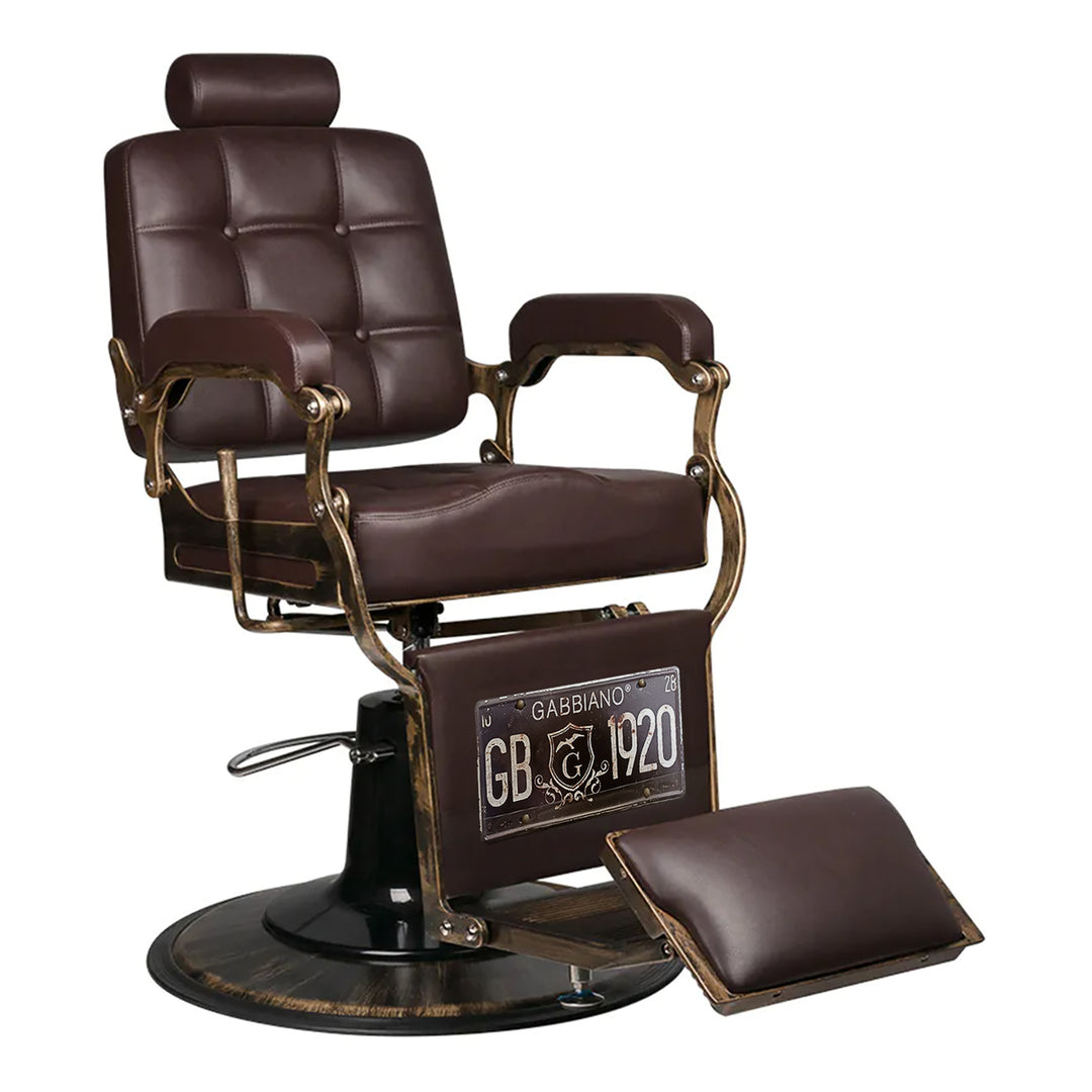 Barberarstol Gabbiano Boss - Brun