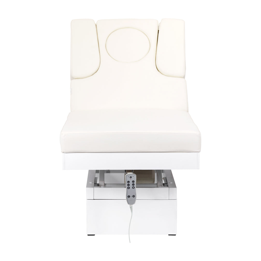 Elektrisk massagebänk med värme Azzurro 815B - Vit - bild 4