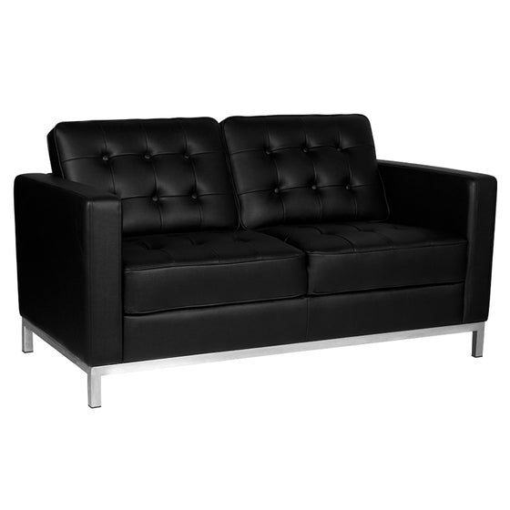 Väntrumssoffa Gabbiano BM18019 2-sits Svart