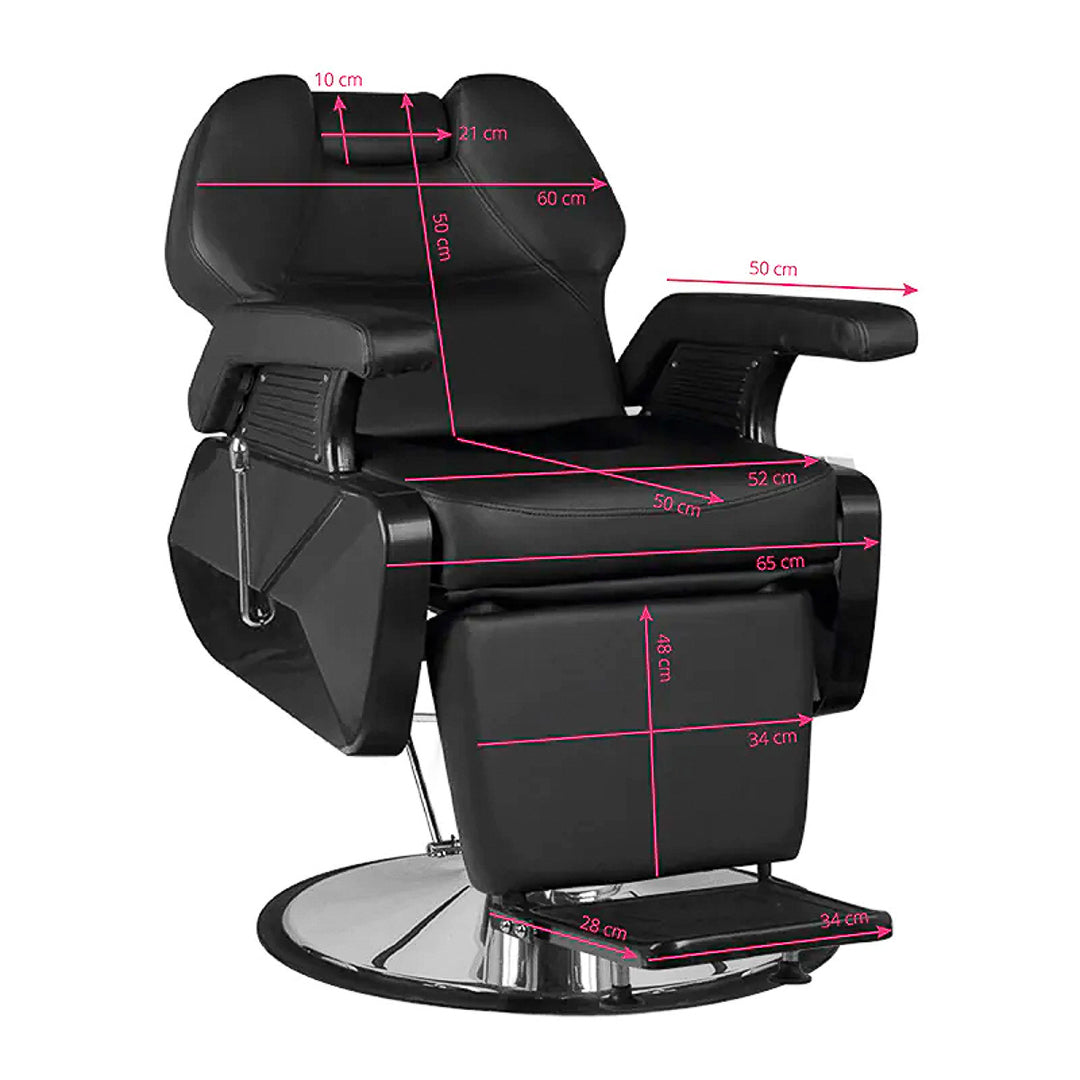 Barberarstol Hair System New York - Svart - bild 7