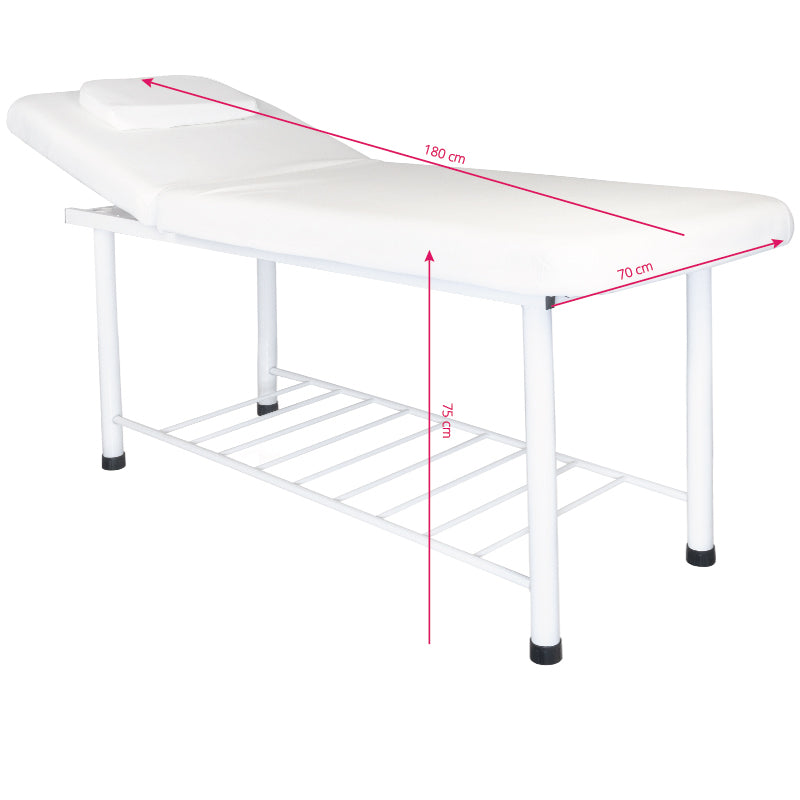 Massagebänk 812 Basic Vit - bild 5