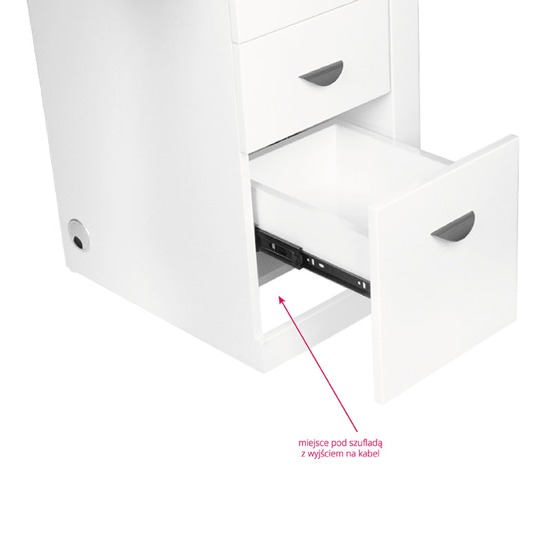 Nagelbord 310 Vit - Vänster - bild 10