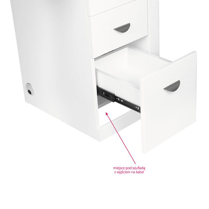 Nagelbord 310 Vit - Vänster - bild 10