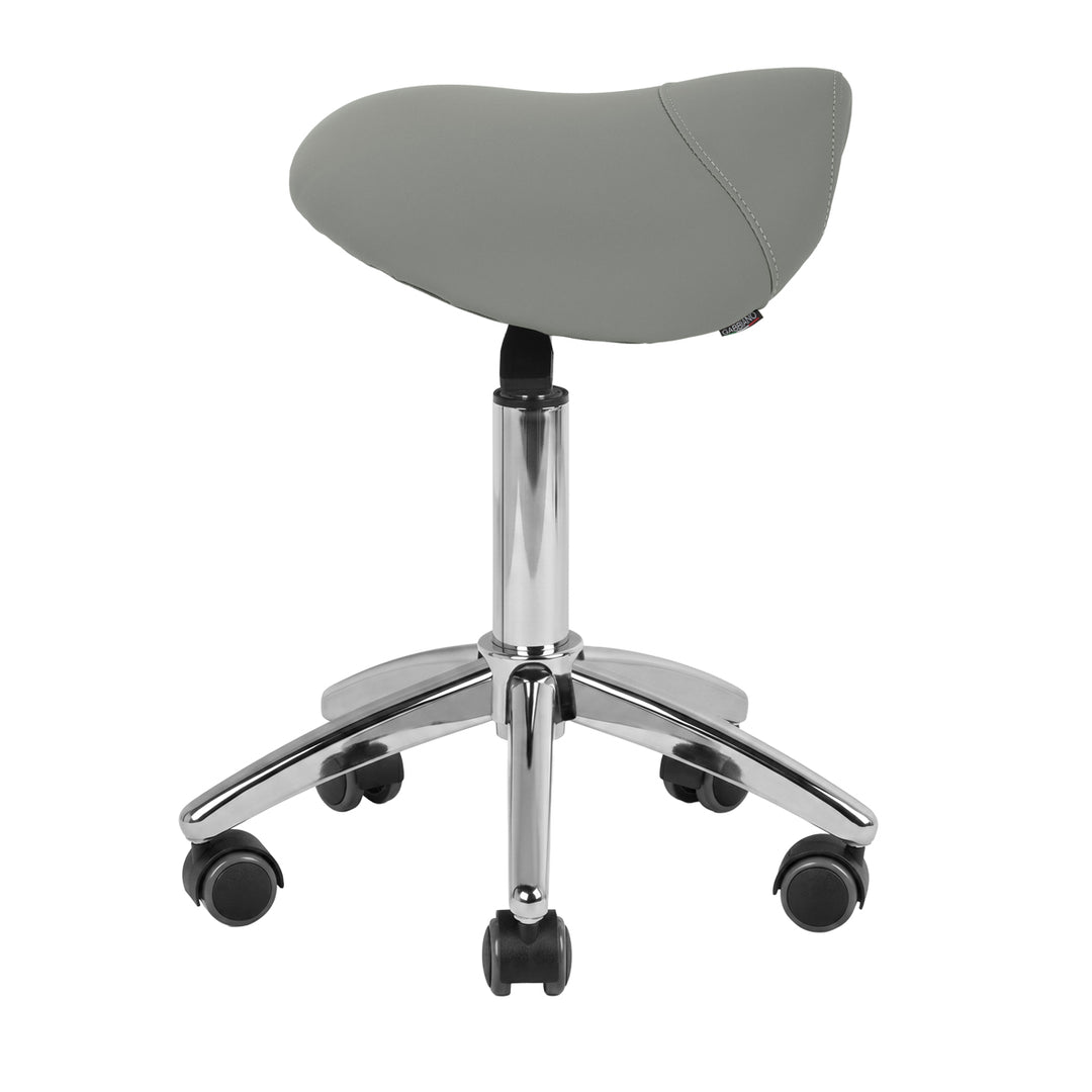 Sadelstol AM-302 Grå - Justerbar Taburett - bild 3