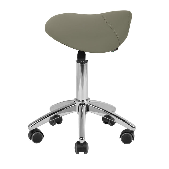 Sadelstol AM-302 Grå - Justerbar Taburett - bild 3