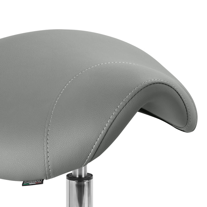 Sadelstol AM-302 Grå - Justerbar Taburett - bild 5