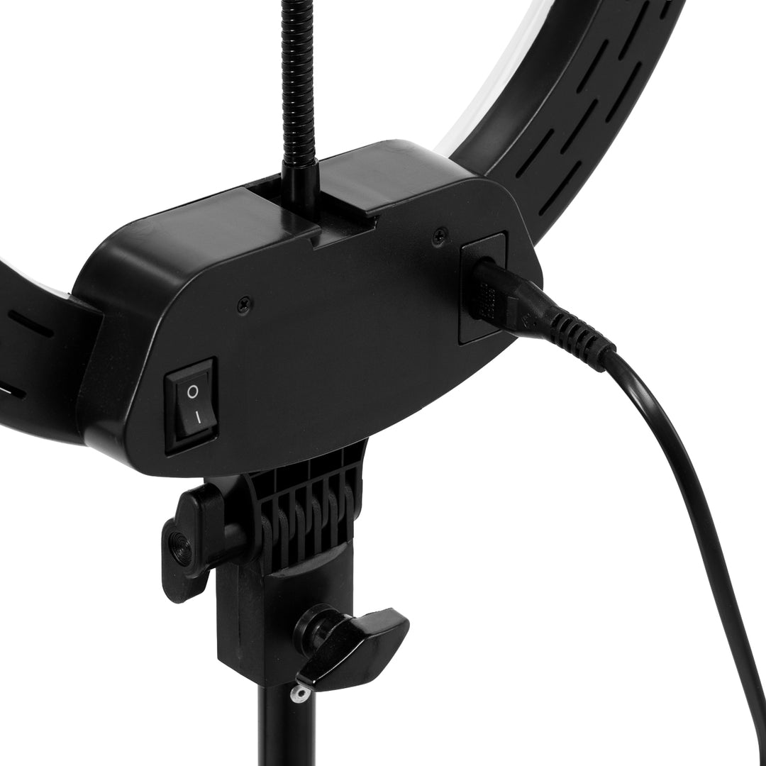 Ring light med stativ 13" 36W Svart - bild 12