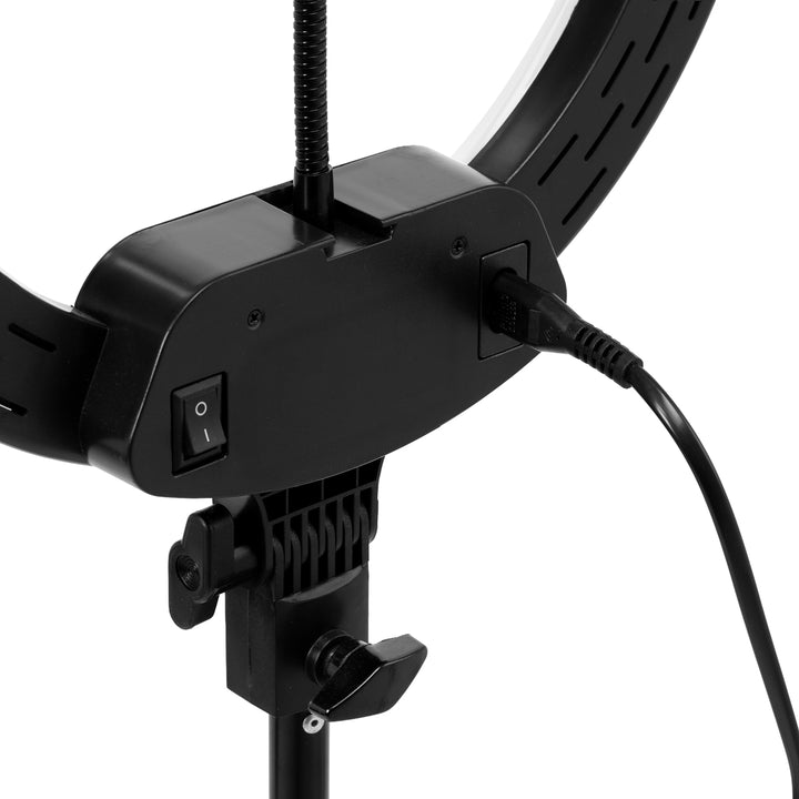 Ring light med stativ 13" 36W Svart - bild 12