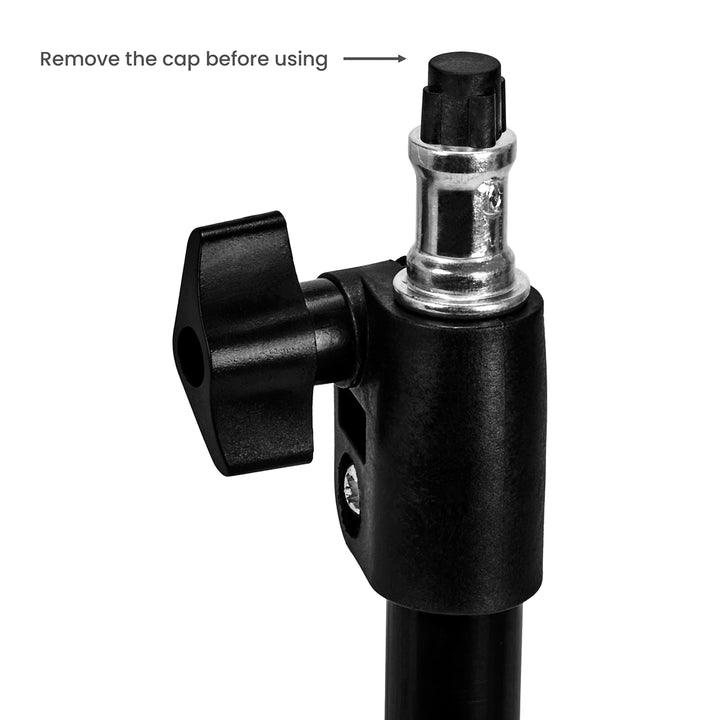Ring light med stativ 13" 36W Svart - bild 13