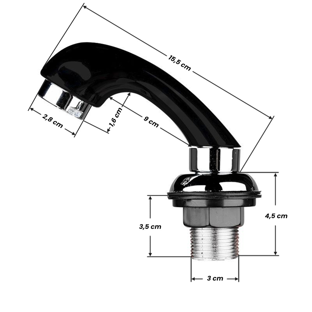 Handdouche voor Wasunit Zwart S03 - afbeelding 3