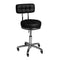 Taburett justerbar AM-877 Svart