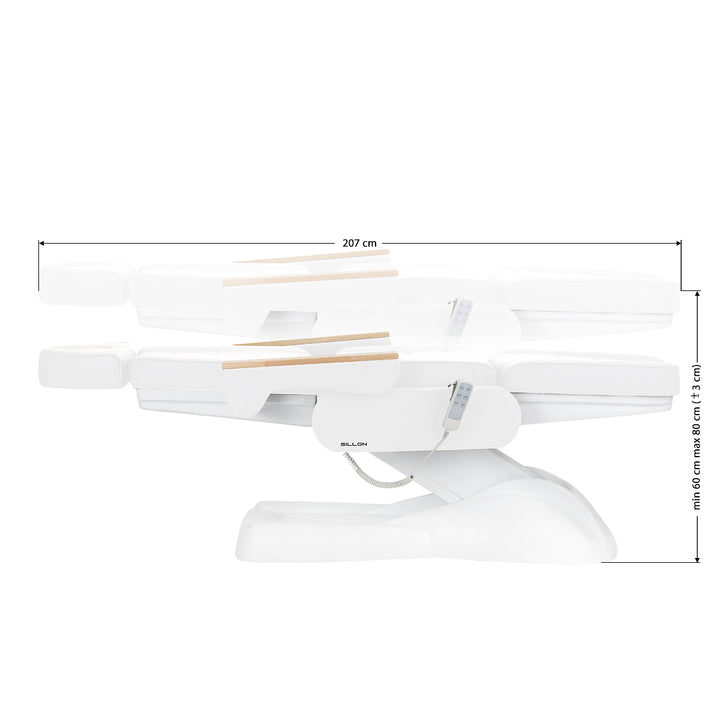 Elektrisk Behandlingsstol Lux 273B (3 Motorer) - Vit - bild 16