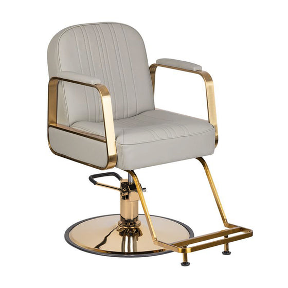 Frisörstol Gabbiano Acri - Guld/Beige