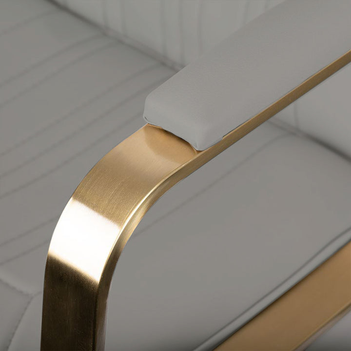 Frisörstol Gabbiano Acri Guld/Beige - bild 6