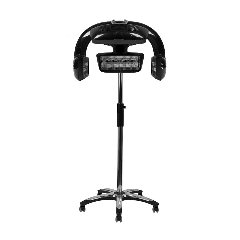 Torkhuv på stativ Infrazon Gabbiano 628 Svart