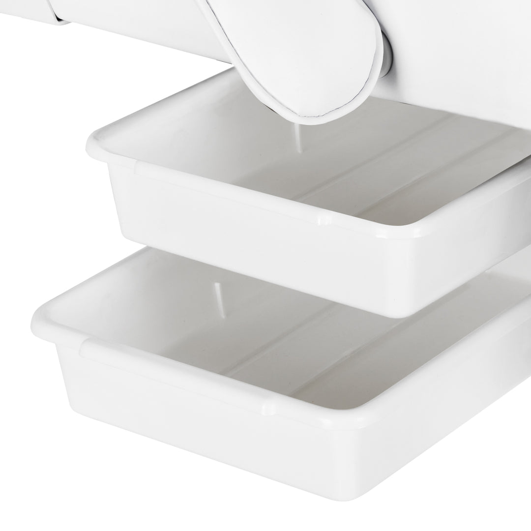 Behandlingsstol Sillon med Brickor Vit - bild 9