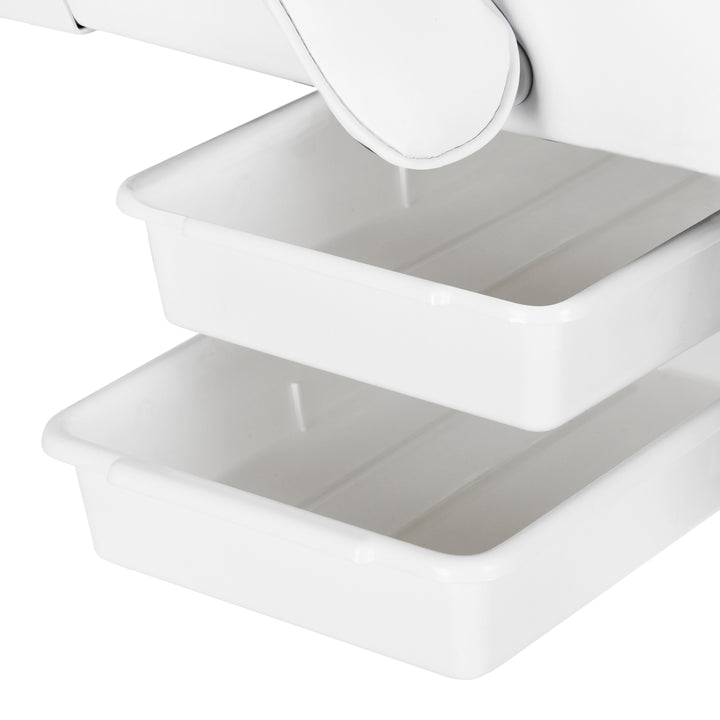 Behandlingsstol Sillon med Brickor Vit - bild 9