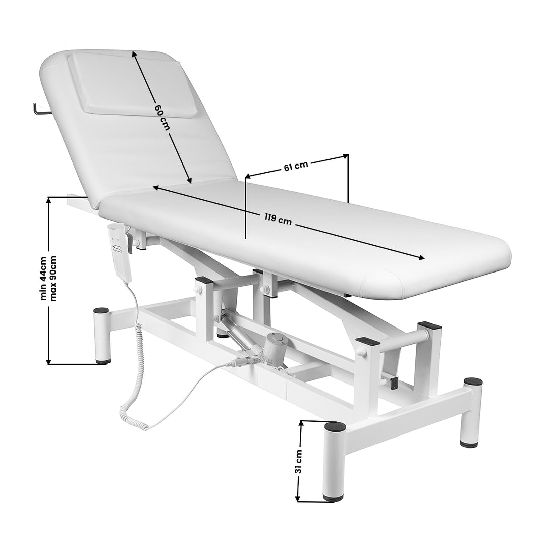 Elektrisk massagebänk Sillon 079 1 Vit - bild 7