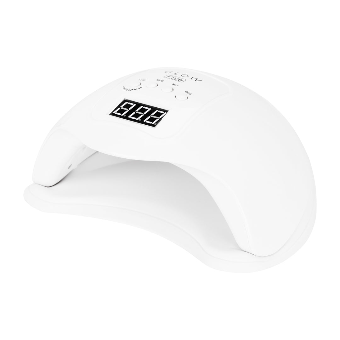 UV/LED-lampa för naglar Glow 5 48W USB - Vit - bild 2