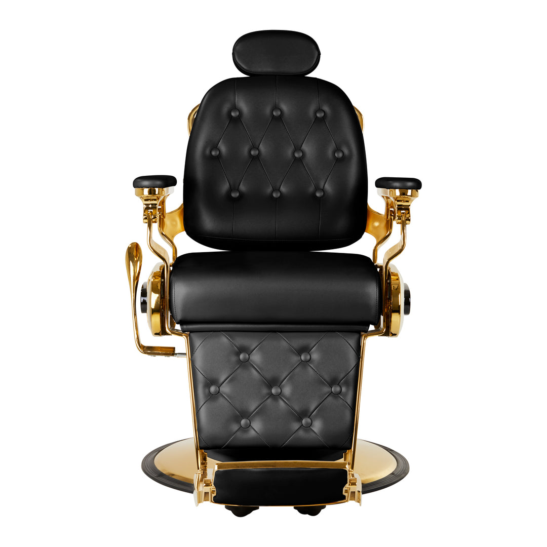 Barberarstol Gabbiano Francesco - Svart &amp; Guld - bild 2