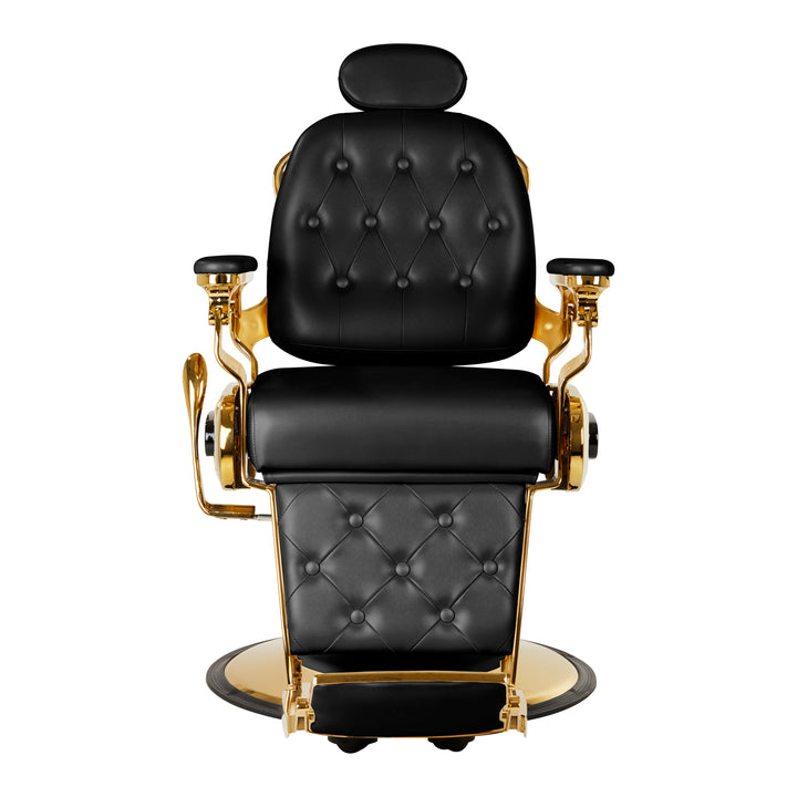 Barberarstol Gabbiano Francesco - Svart &amp; Guld - bild 2