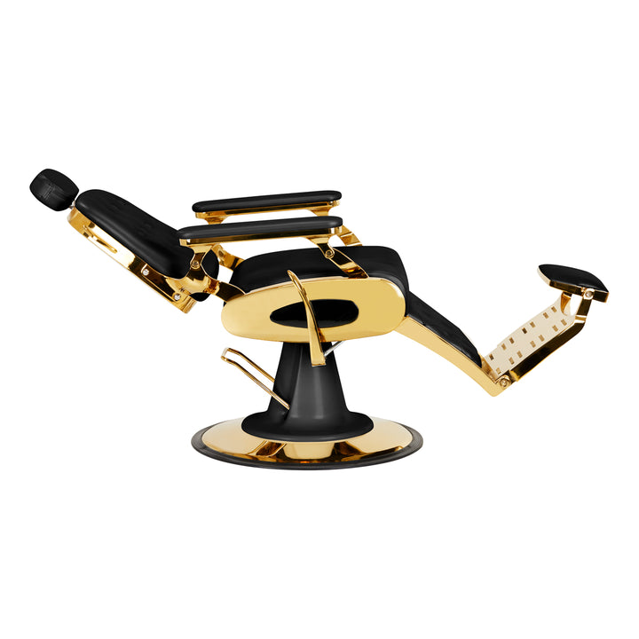 Barberarstol Gabbiano Francesco - Svart &amp; Guld - bild 5