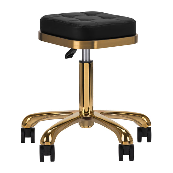 Justerbar taburett M-1645 - Guld/Svart