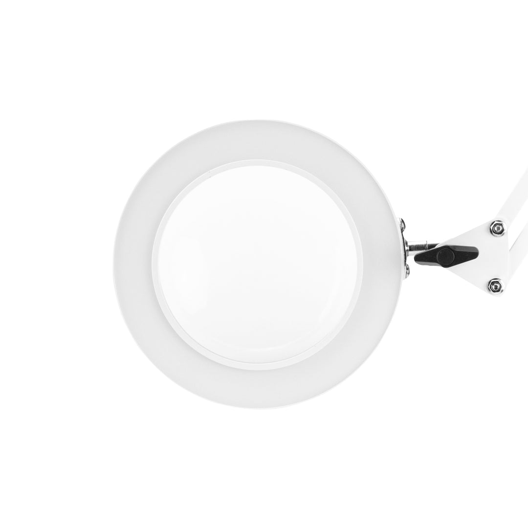Förstoringslampa LED 8D med bordsfäste Glow 308 Vit USB - bild 2