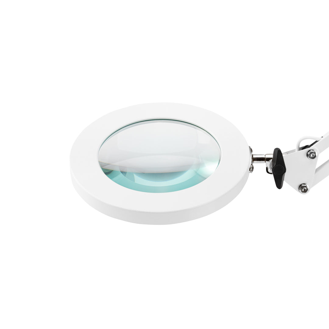 Förstoringslampa LED 8D med bordsfäste Glow 308 Vit USB - bild 3