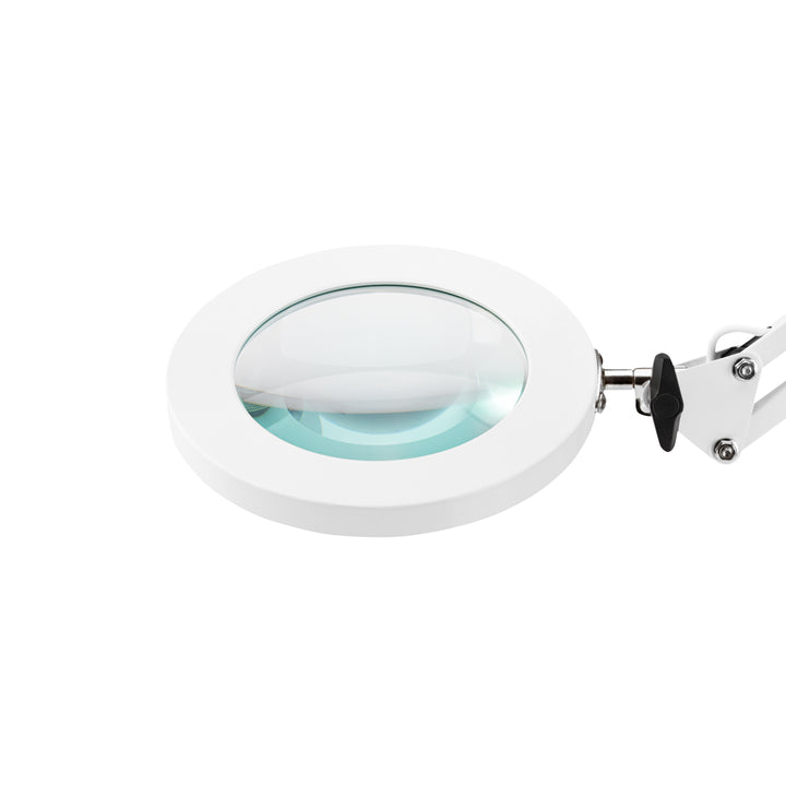 Förstoringslampa LED 8D med bordsfäste Glow 308 Vit USB - bild 3
