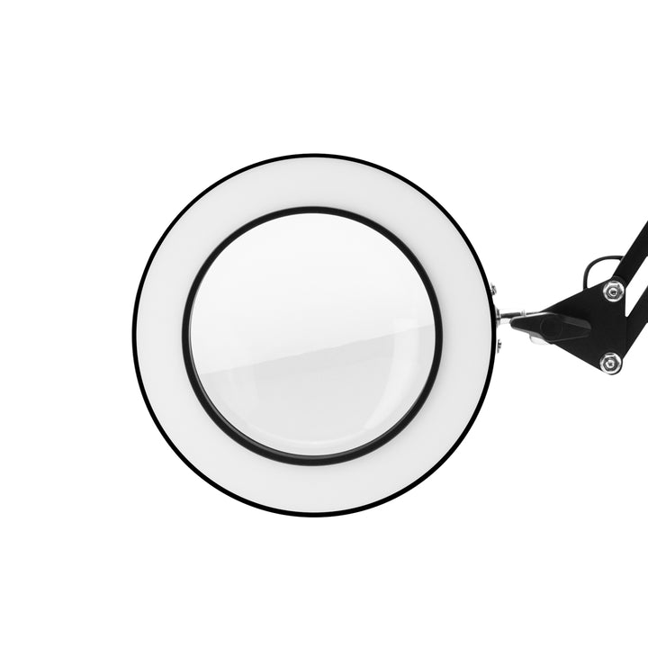 Förstoringslampa LED 8D med bordsfäste Glow 308 Svart USB - bild 2