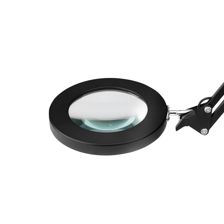 Förstoringslampa LED 8D med bordsfäste Glow 308 Svart USB - bild 3