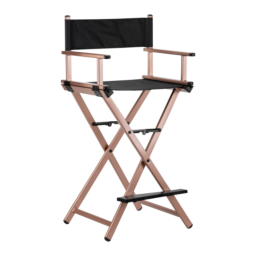 Make-up Stoel Inklapbaar Aluminium Rose Goud