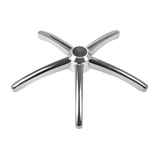 Pallfot 5-arm Krom utan Hjul